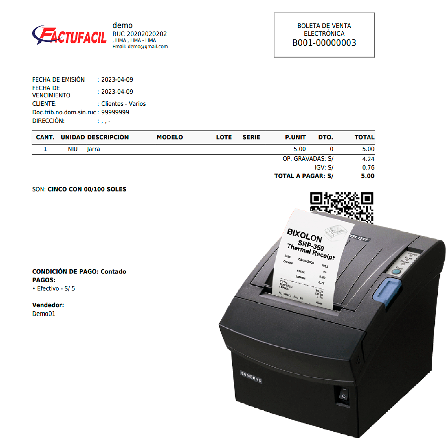 Facturacion electronica FactuFacil